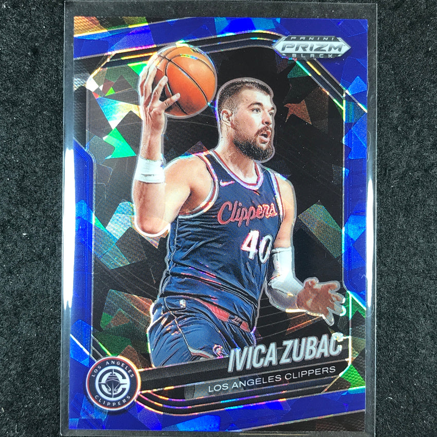 2024-25 Prizm Black IVICA ZUBAC Base Blue Ice /125 #161