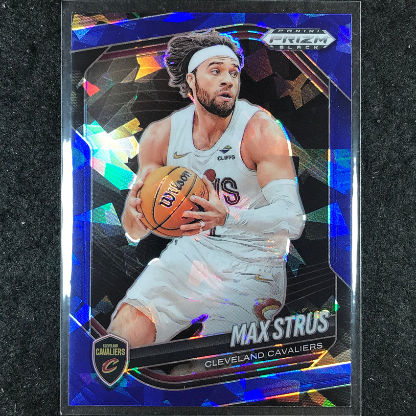 2024-25 Prizm Black MAX STRUS Base Blue Ice /125 #163