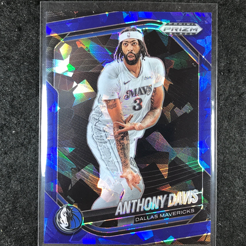 2024-25 Prizm Black ANTHONY DAVIS Base Blue Ice /125 #177