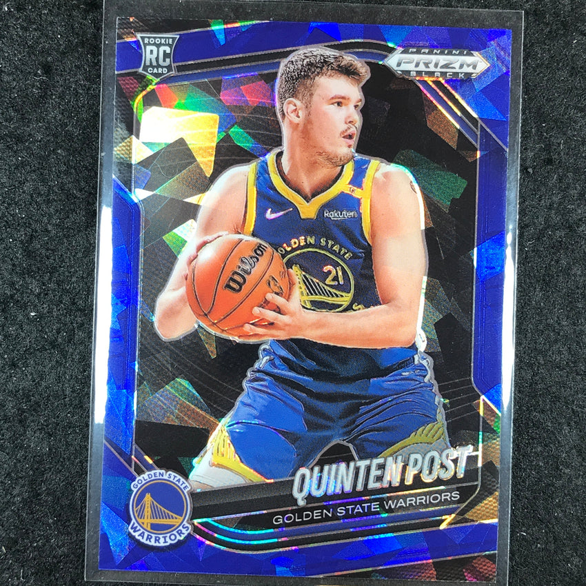 2024-25 Prizm Black QUINTEN POST Rookie Base Blue Ice /125 #195