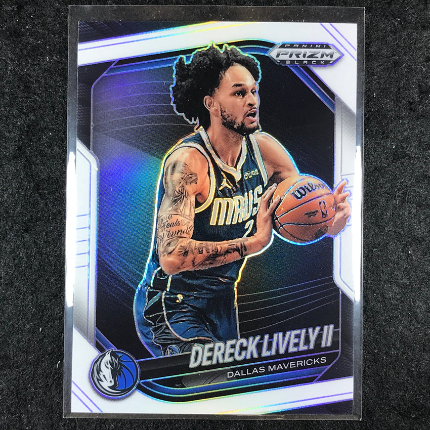 2024-25 Prizm Black DERECK LIVELY II Base White /175 #200