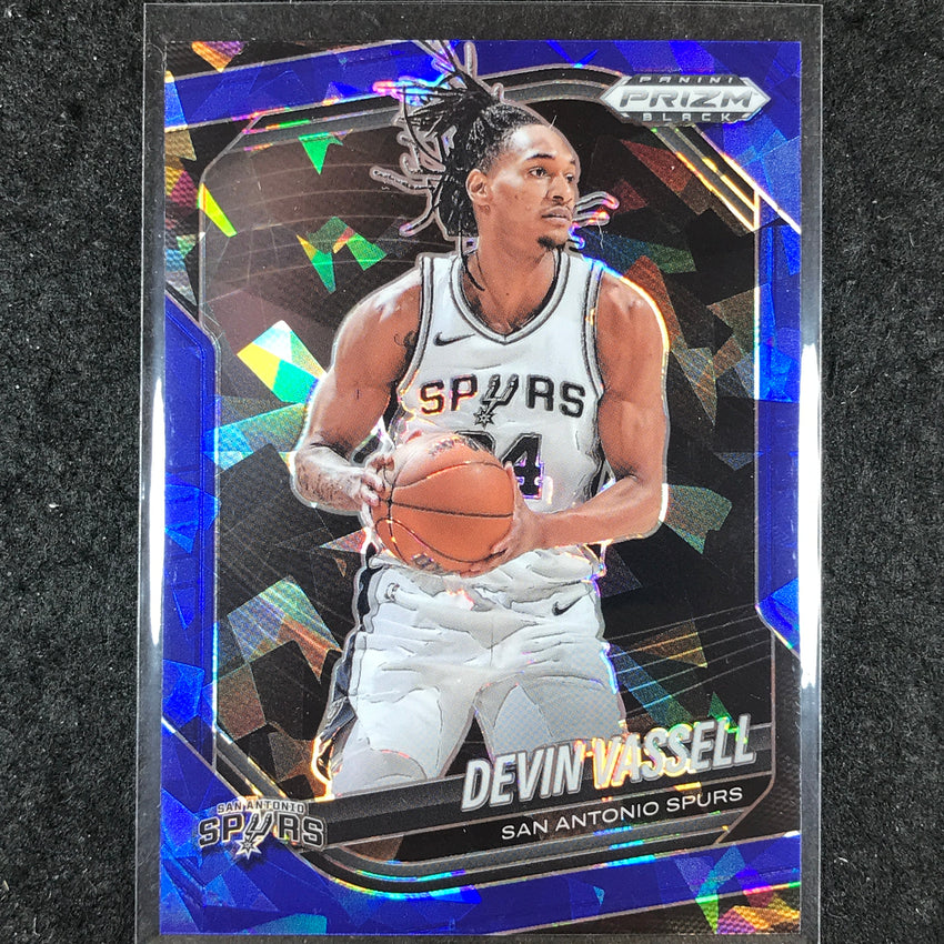 2024-25 Prizm Black DEVIN VASSELL Base Blue Ice /125 #225