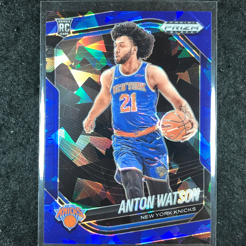 2024-25 Prizm Black ANTON WATSON Rookie Base Blue Ice /125 #238