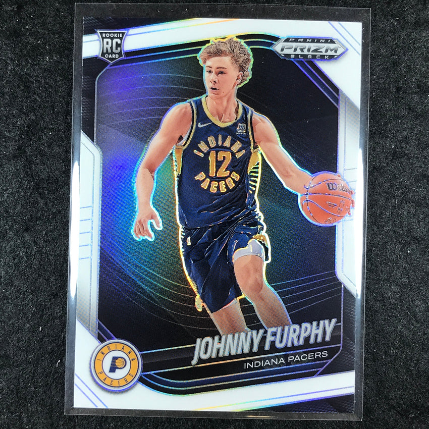 2024-25 Prizm Black JOHNNY FURPHY Rookie Base White /175 #206