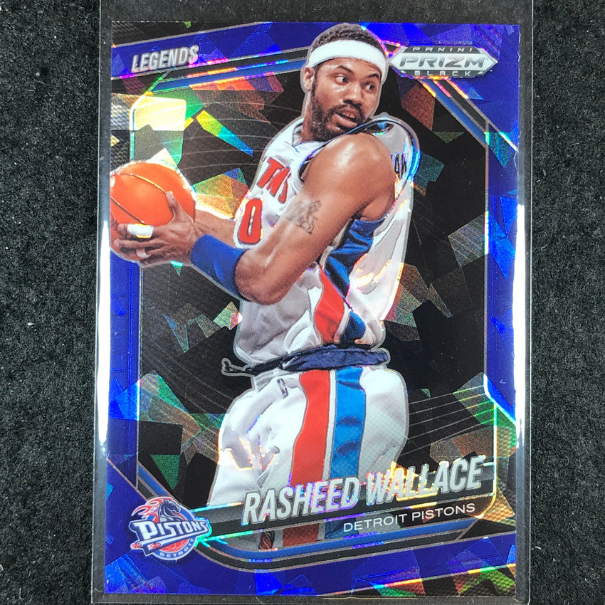 2024-25 Prizm Black RASHEED WALLACE Base Blue Ice /125 #276