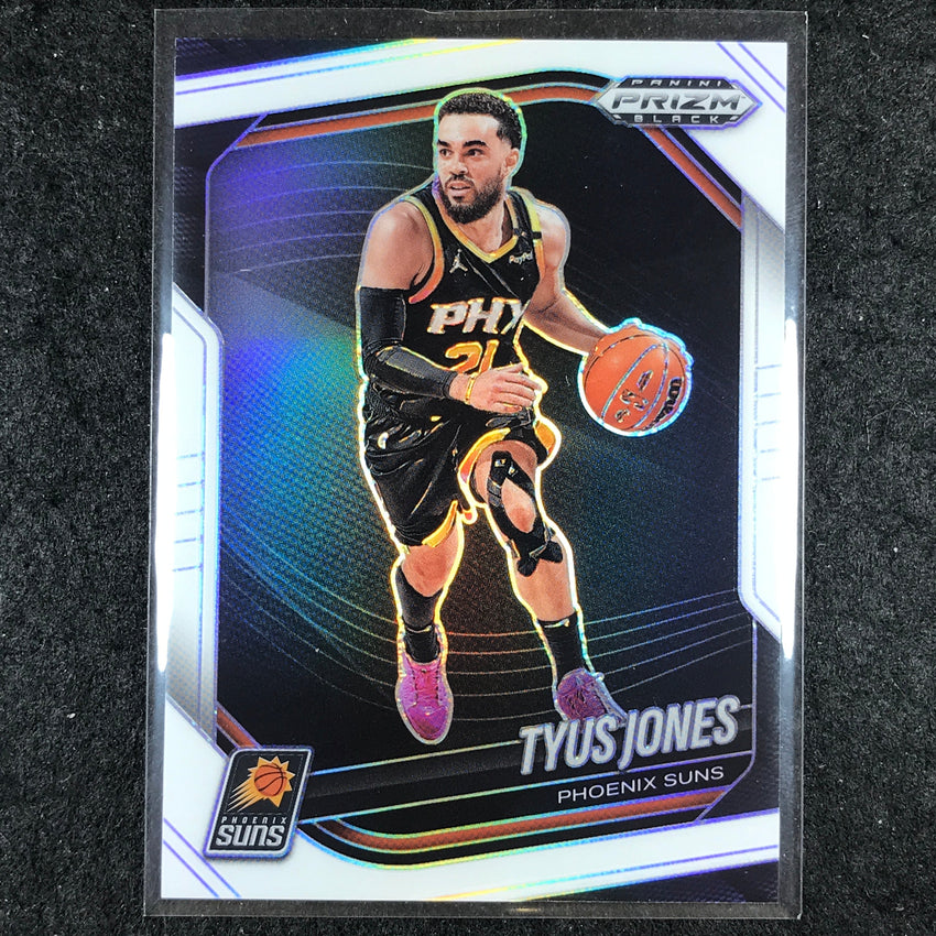 2024-25 Prizm Black TYUS JONES Base White /175 #150