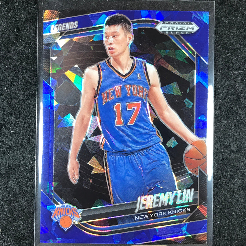 2024-25 Prizm Black JEREMY LIN Base Blue Ice /125 #295