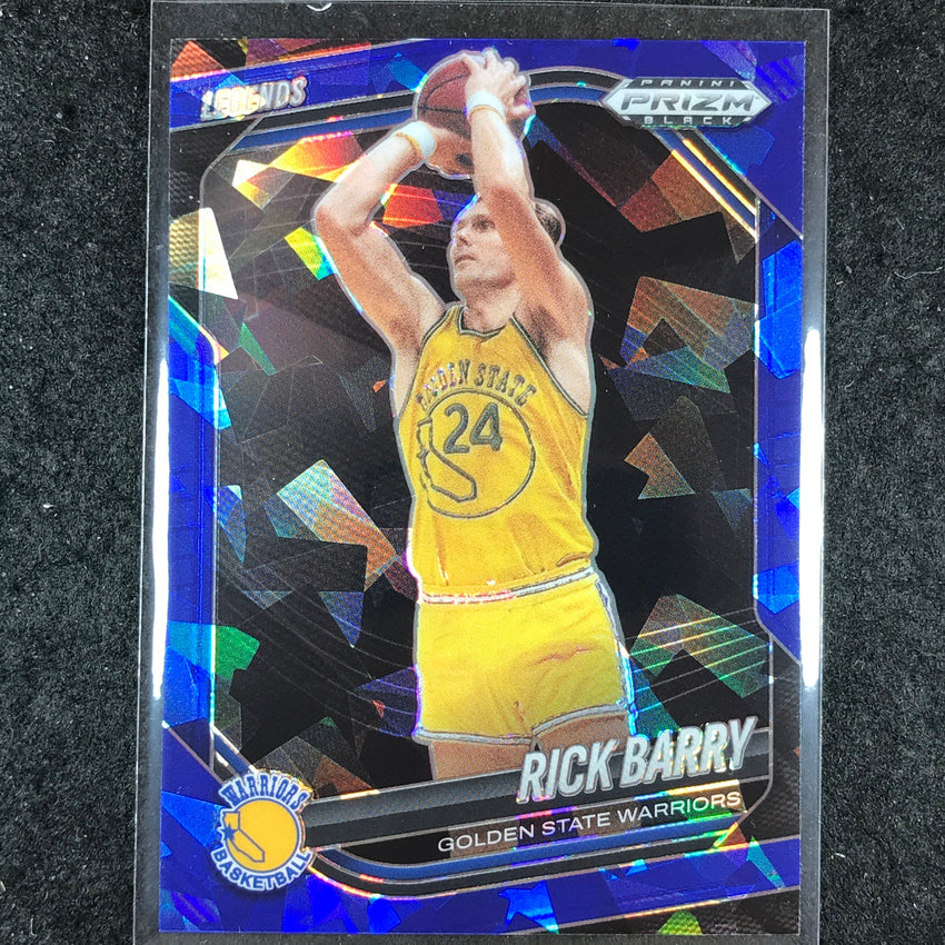 2024-25 Prizm Black RICK BARRY Base Blue Ice /125 #297