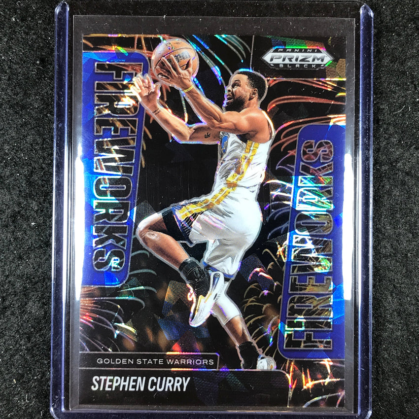 2024-25 Prizm Black STEPHEN CURRY Fireworks Blue Ice 114/125 #2