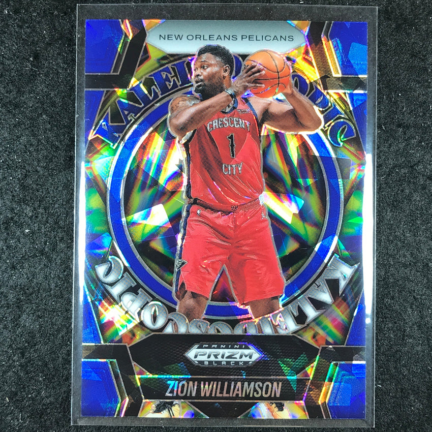 2024-25 Prizm Black ZION WILLIAMSON Kaleidoscopic Blue Ice 100/125 #17