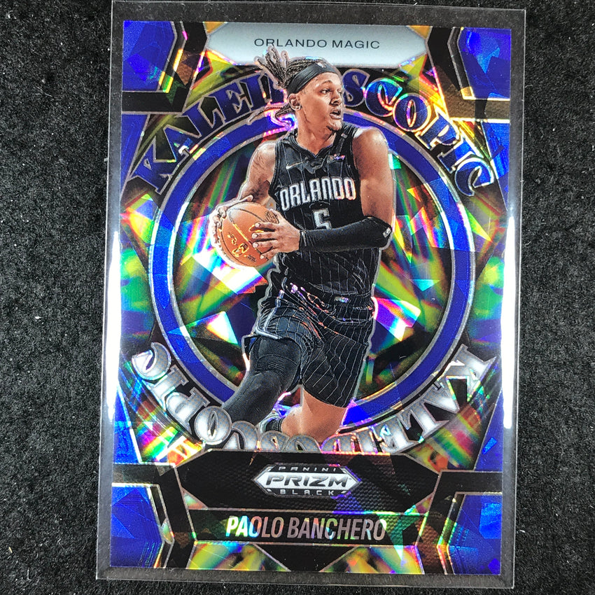2024-25 Prizm Black PAOLO BANCHERO Kaleidoscopic Blue Ice 6/125 #19