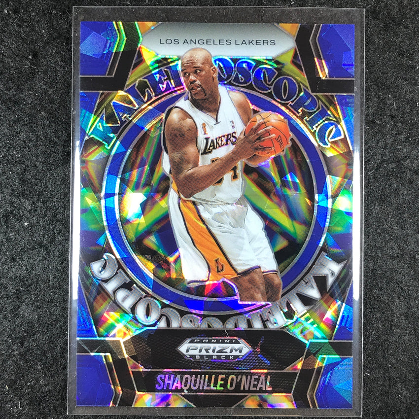 2024-25 Prizm Black SHAQUILLE O'NEAL Kaleidoscopic Blue Ice 114/125 #27