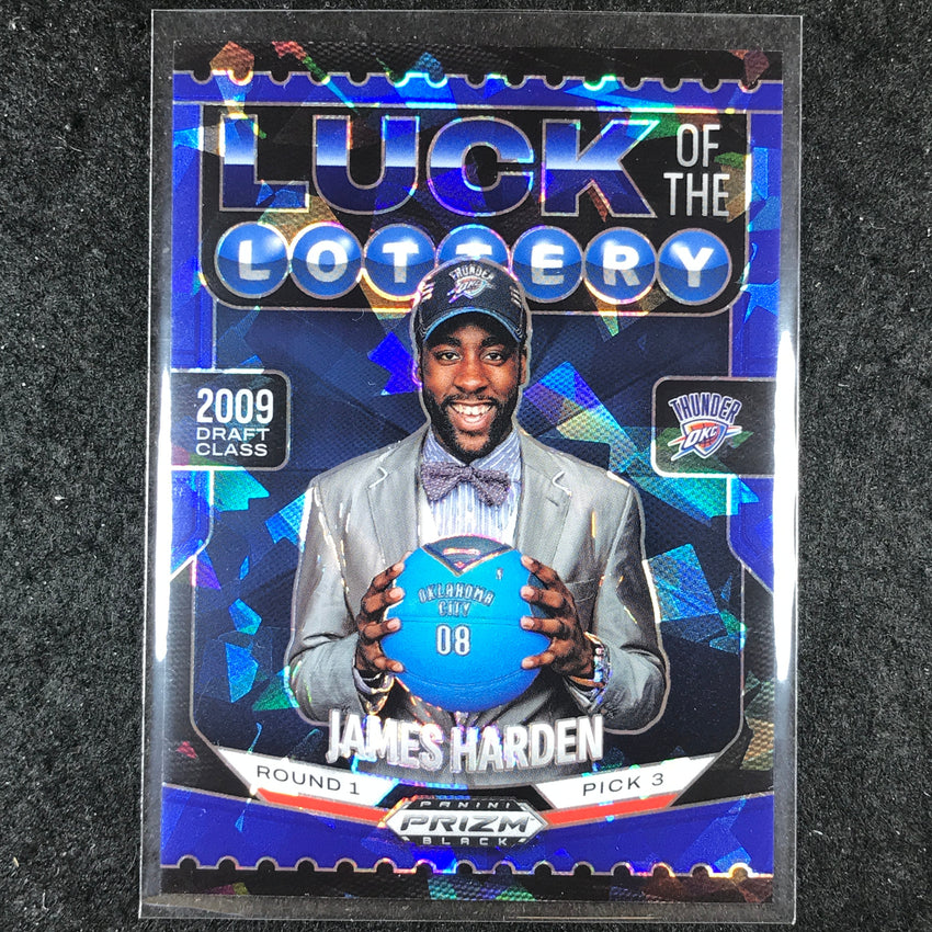2024-25 Prizm Black JAMES HARDEN Luck of the Lottery Blue Ice 90/125 #11