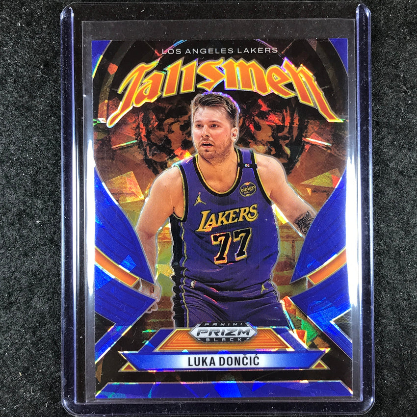 2024-25 Prizm Black LUKA DONCIC Talismen Blue Ice 124/125 #2