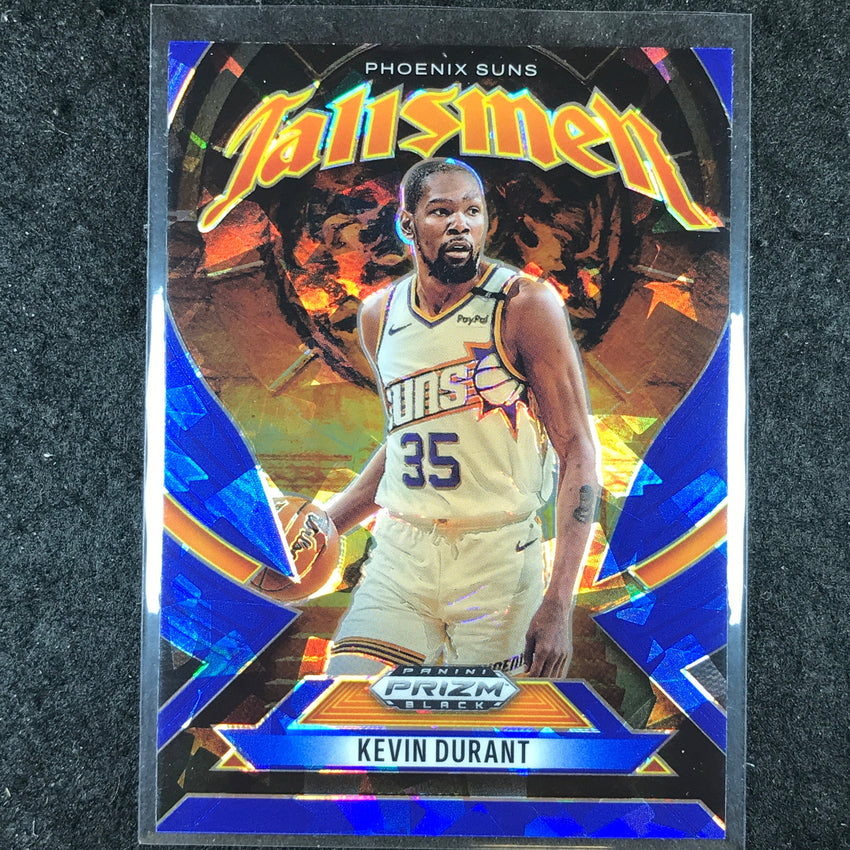 2024-25 Prizm Black KEVIN DURANT Talismen Blue Ice 102/125 #8