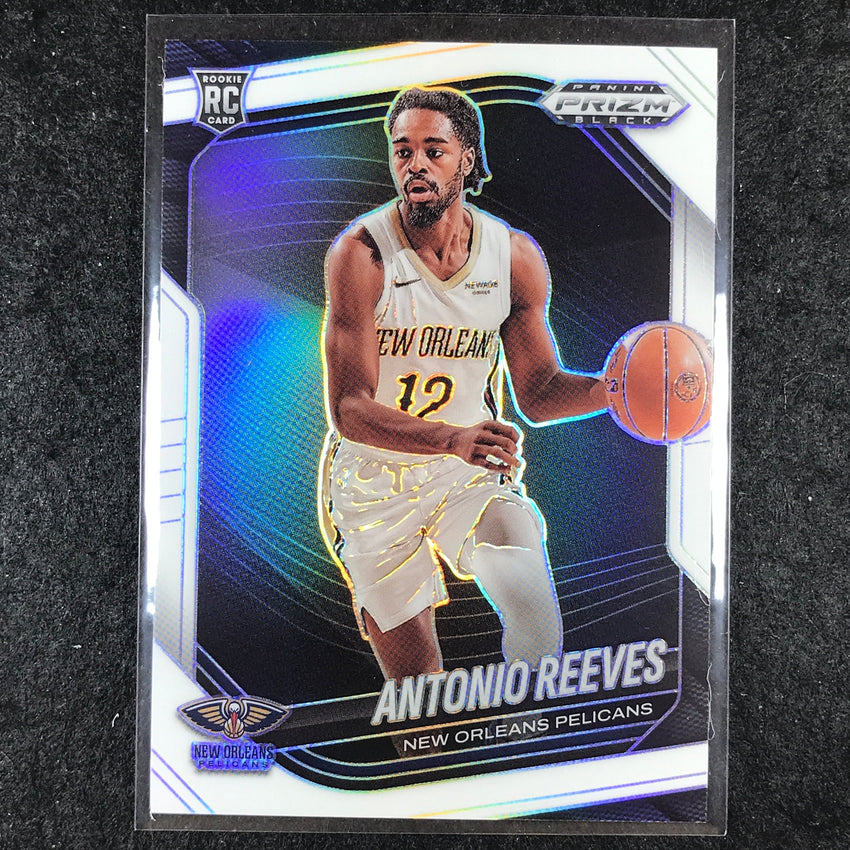 2024-25 Prizm Black ANTONIO REEVES Rookie Base White /175 #214