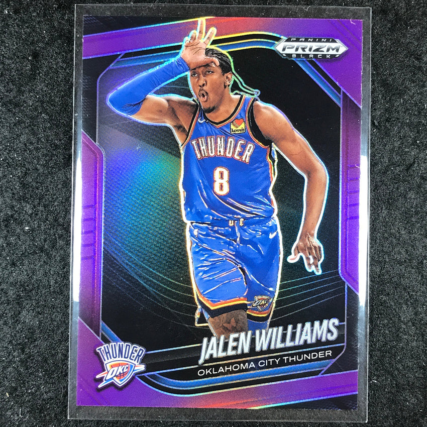 2024-25 Prizm Black JALEN WILLIAMS Base Purple 66/99 #15