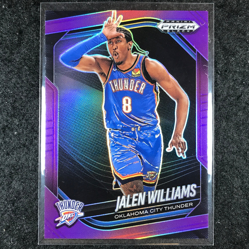 2024-25 Prizm Black JALEN WILLIAMS Base Purple 79/99 #15