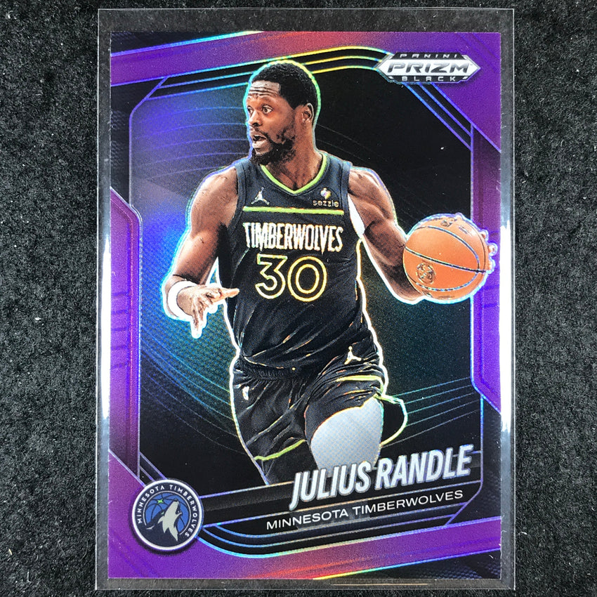 2024-25 Prizm Black JULIUS RANDLE Base Purple 86/99 #24