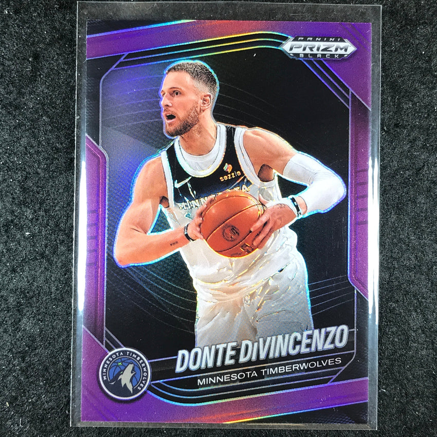 2024-25 Prizm Black DONTE DIVINCENZO Base Purple 53/99 #51