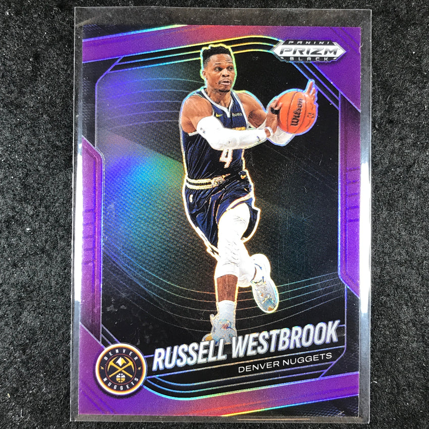 2024-25 Prizm Black RUSSELL WESTBROOK Base Purple 84/99 #54