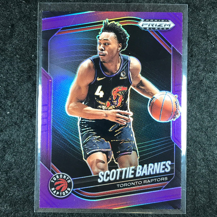 2024-25 Prizm Black SCOTTIE BARNES Base Purple 53/99 #65