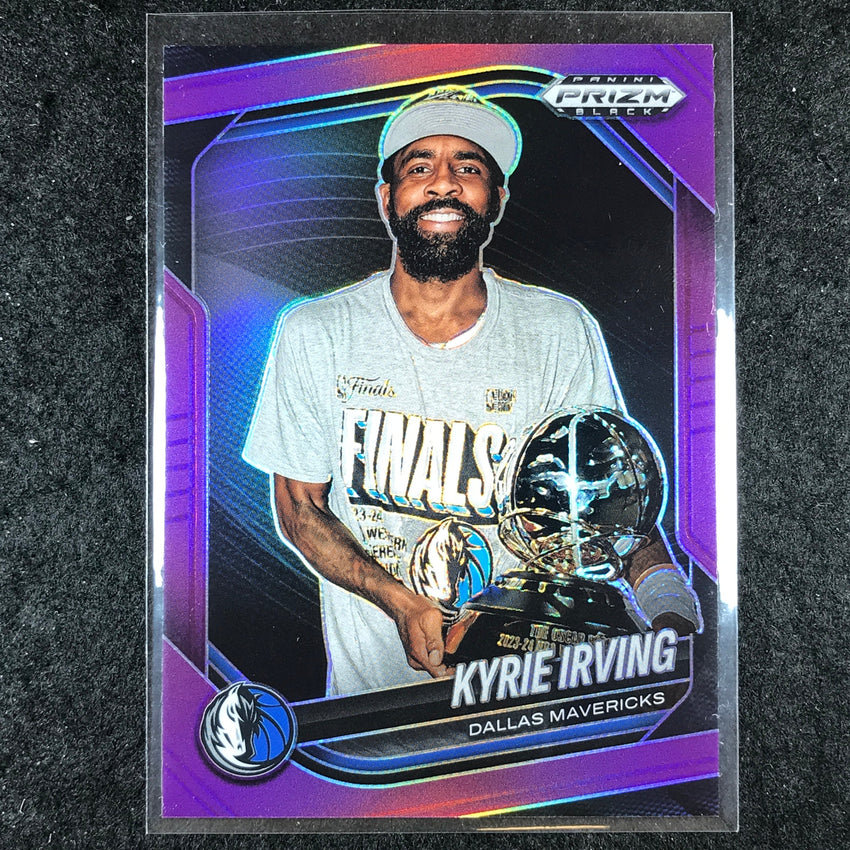 2024-25 Prizm Black KYRIE IRVING Base Purple 8/99 #72