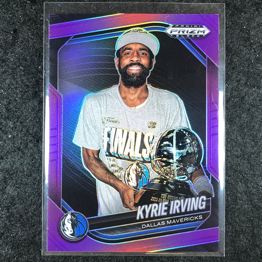 2024-25 Prizm Black KYRIE IRVING Base Purple 26/99 #72