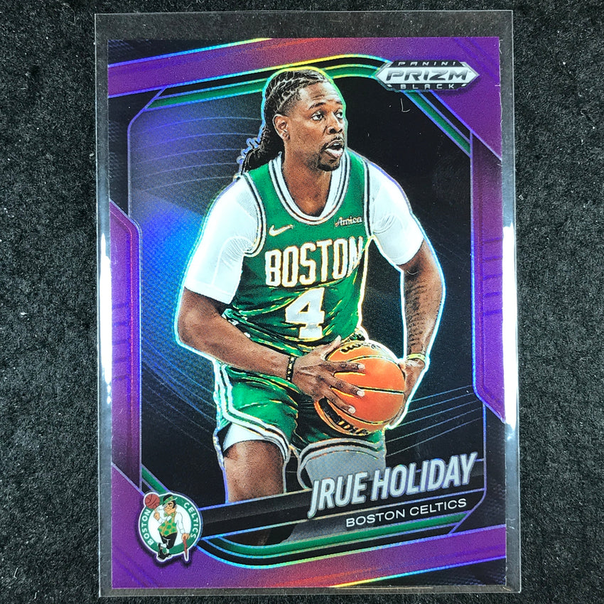 2024-25 Prizm Black JRUE HOLIDAY Base Purple 13/99 #75