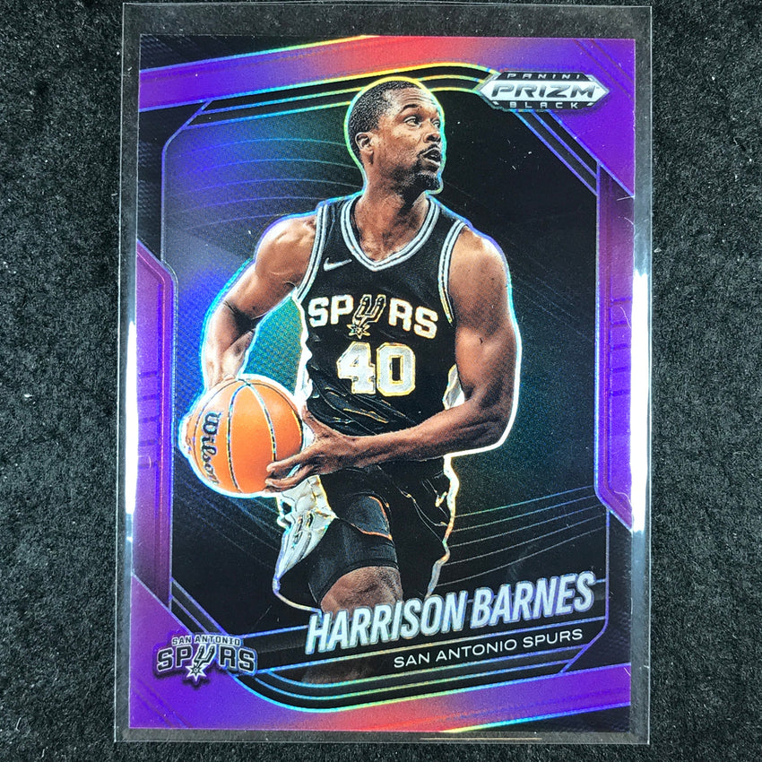 2024-25 Prizm Black HARRISON BARNES Base Purple 88/99 #85