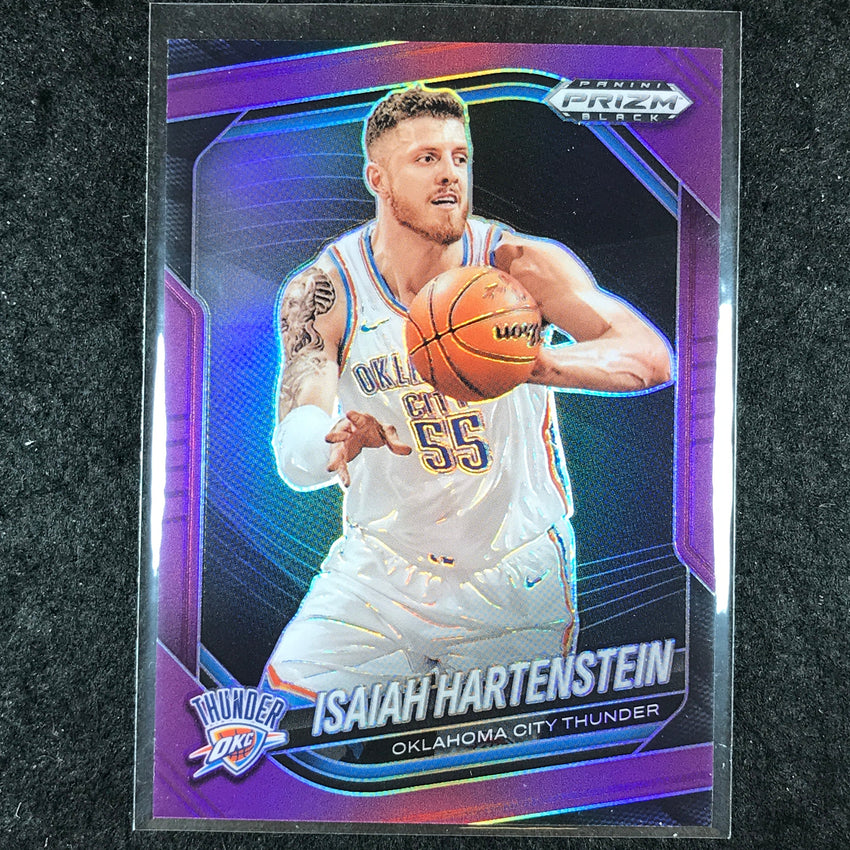 2024-25 Prizm Black ISAIAH HARTENSTEIN Base Purple 99/99 #118