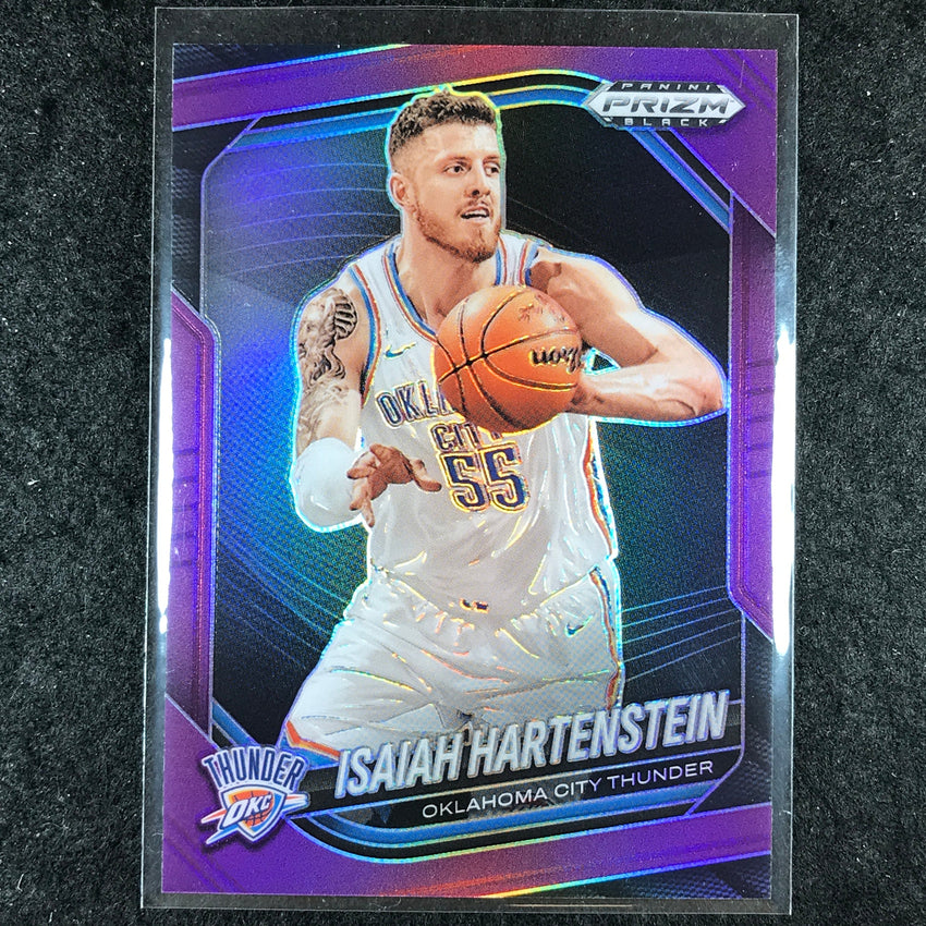 2024-25 Prizm Black ISAIAH HARTENSTEIN Base Purple 72/99 #118