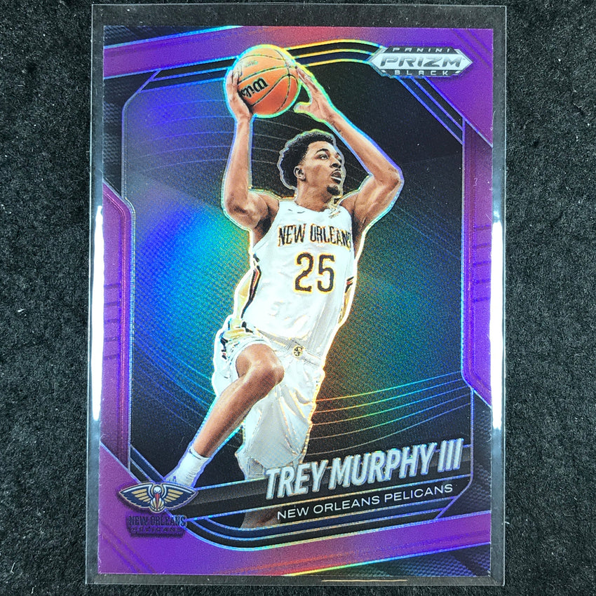 2024-25 Prizm Black TREY MURPHY III Base Purple 60/99 #124