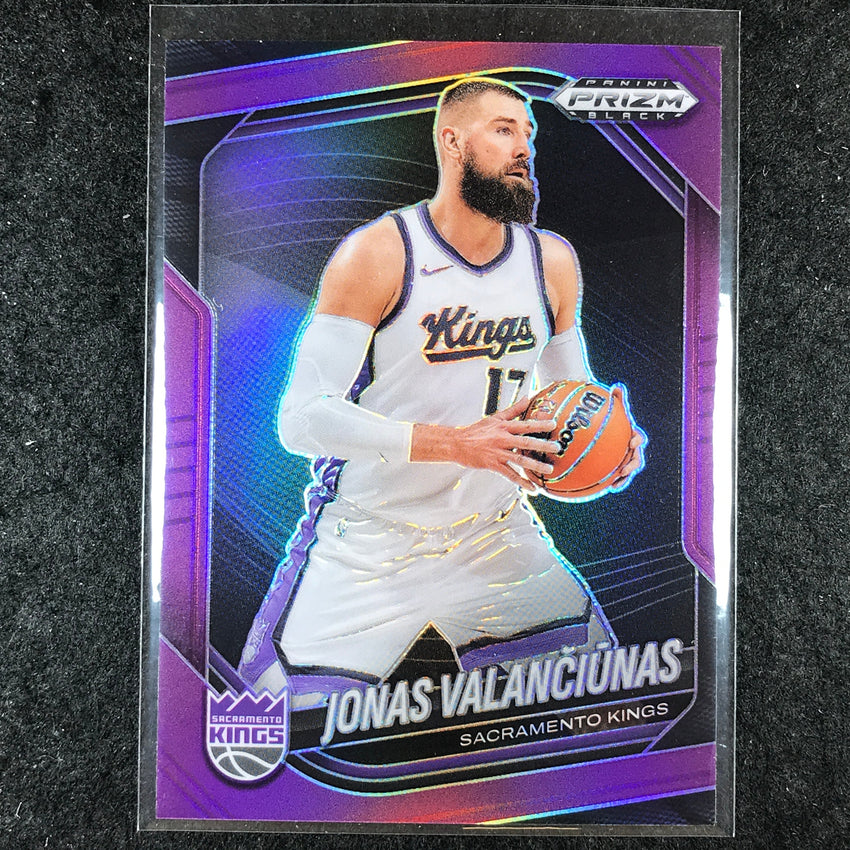 2024-25 Prizm Black JONAS VALANCIUNAS Base Purple 95/99 #142