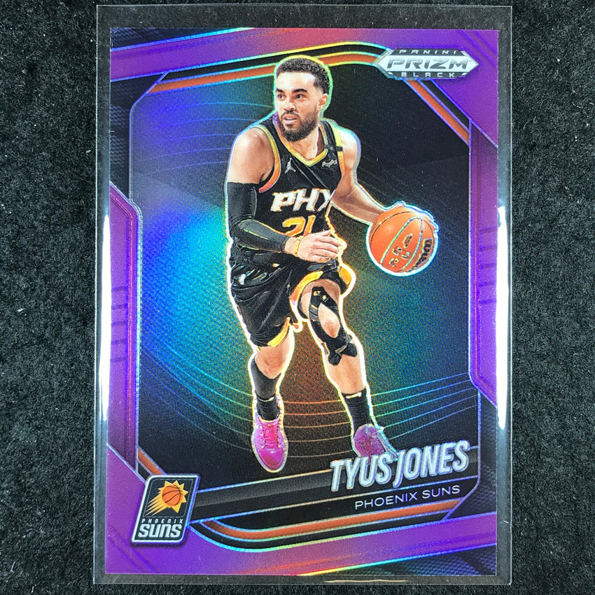 2024-25 Prizm Black TYUS JONES Base Purple 31/99 #150