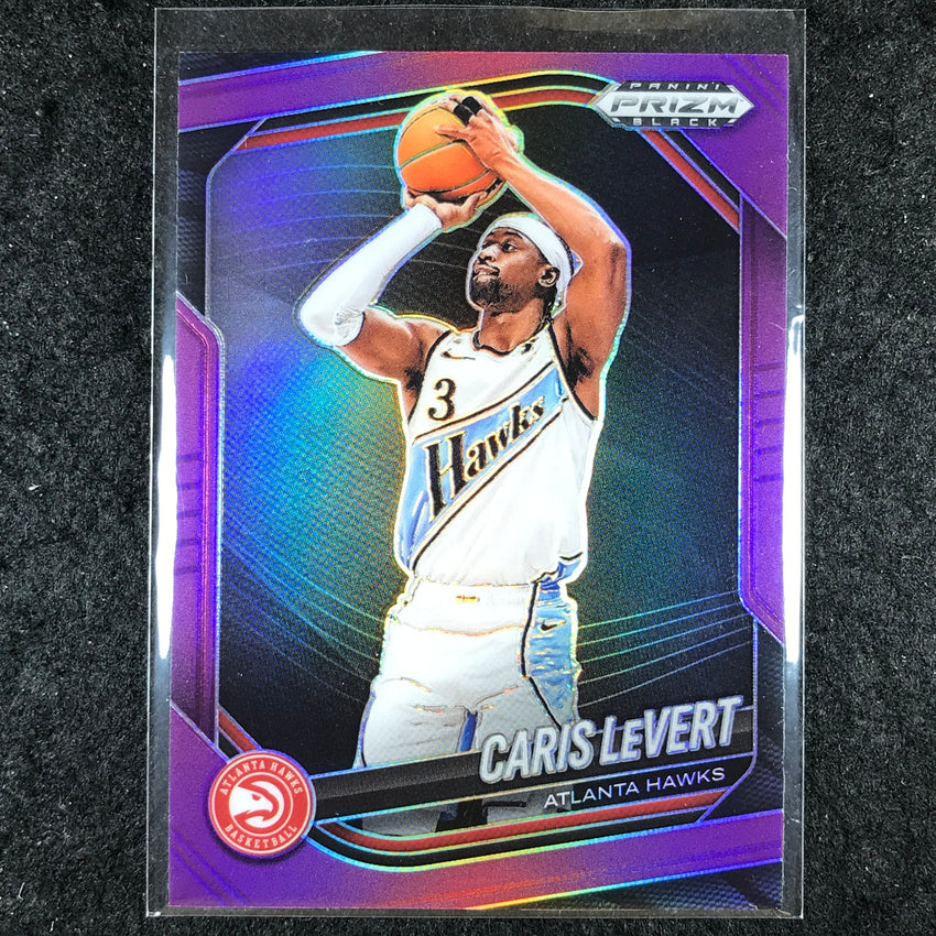 2024-25 Prizm Black CARIS LEVERT Base Purple 42/99 #168