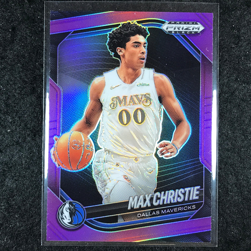 2024-25 Prizm Black MAX CHRISTIE Base Purple 62/99 #174