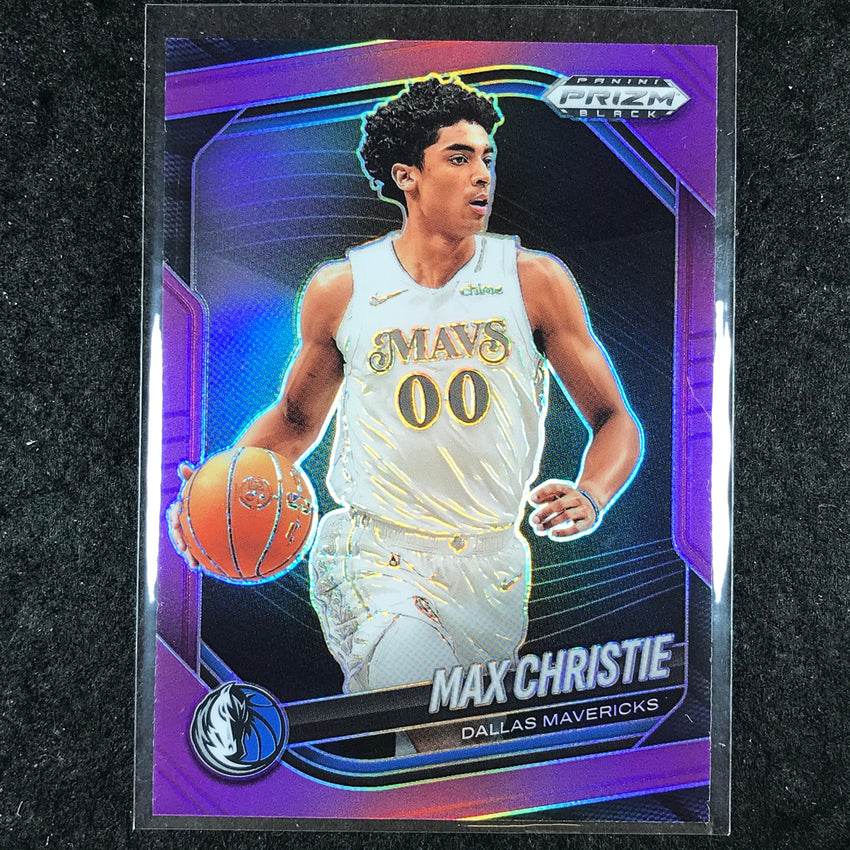2024-25 Prizm Black MAX CHRISTIE Base Purple 31/99 #174