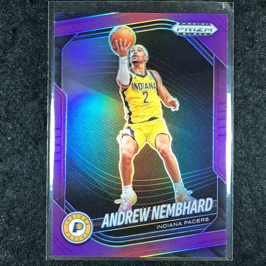 2024-25 Prizm Black ANDREW NEMBHARD Base Purple 95/99 #180