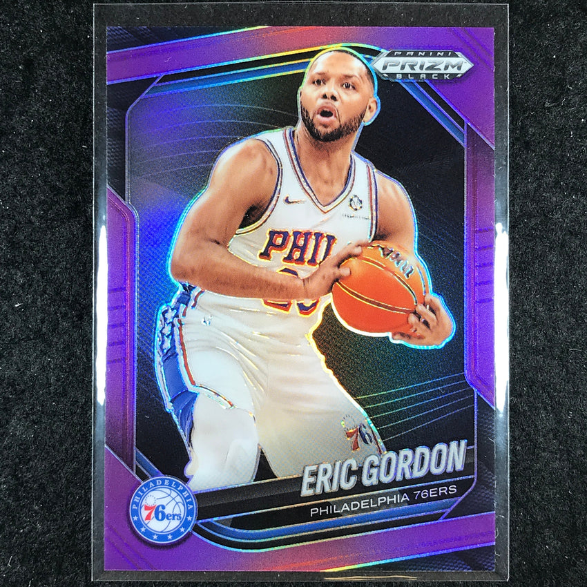 2024-25 Prizm Black ERIC GORDON Base Purple 3/99 #188