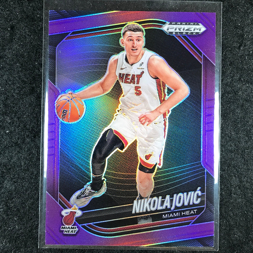 2024-25 Prizm Black NIKOLA JOVIC Base Purple 96/99 #194