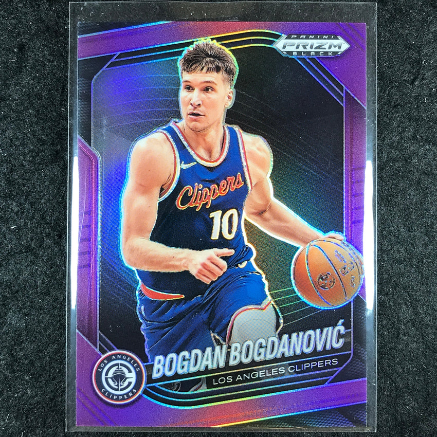 2024-25 Prizm Black BOGDAN BOGDANOVIC Base Purple 66/99 #197