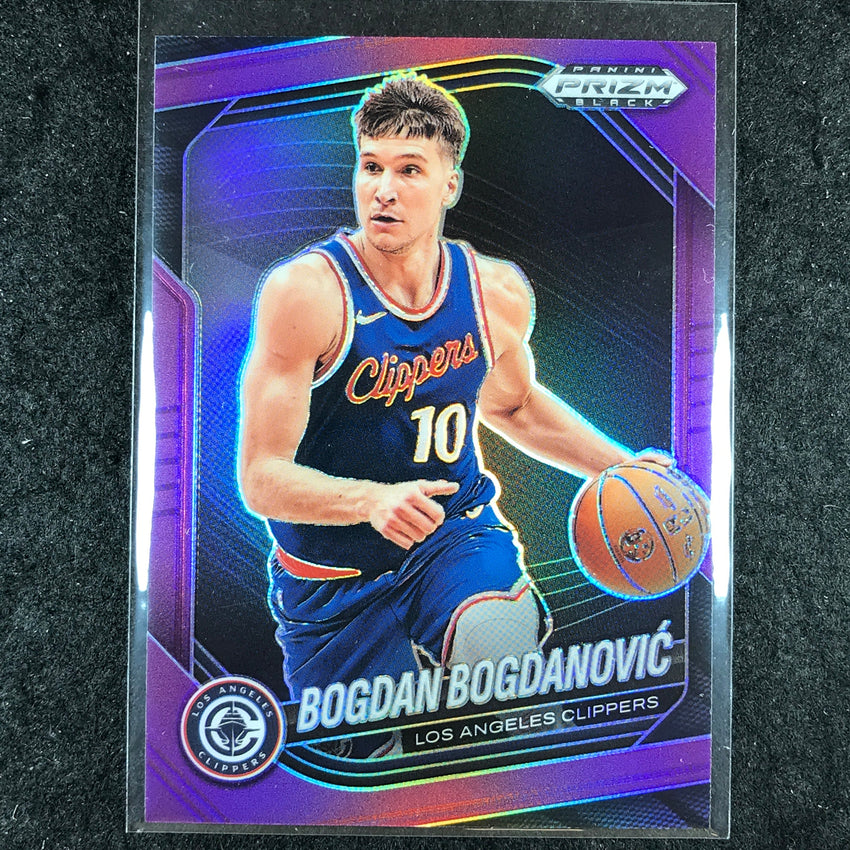 2024-25 Prizm Black BOGDAN BOGDANOVIC Base Purple 8/99 #197