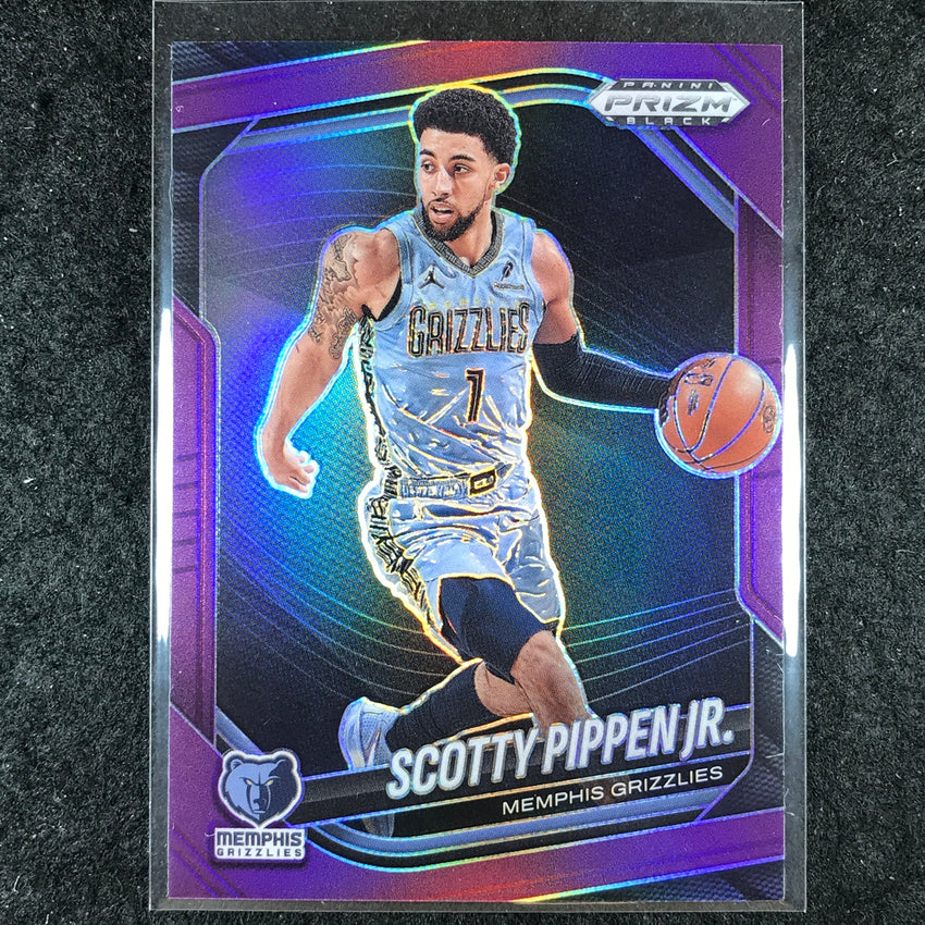 2024-25 Prizm Black SCOTTY PIPPEN JR. Base Purple 43/99 #221