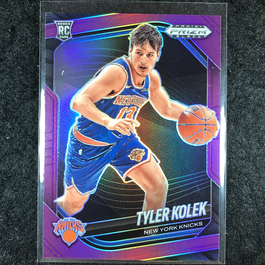 2024-25 Prizm Black TYLER KOLEK Rookie Base Purple 73/99 #226