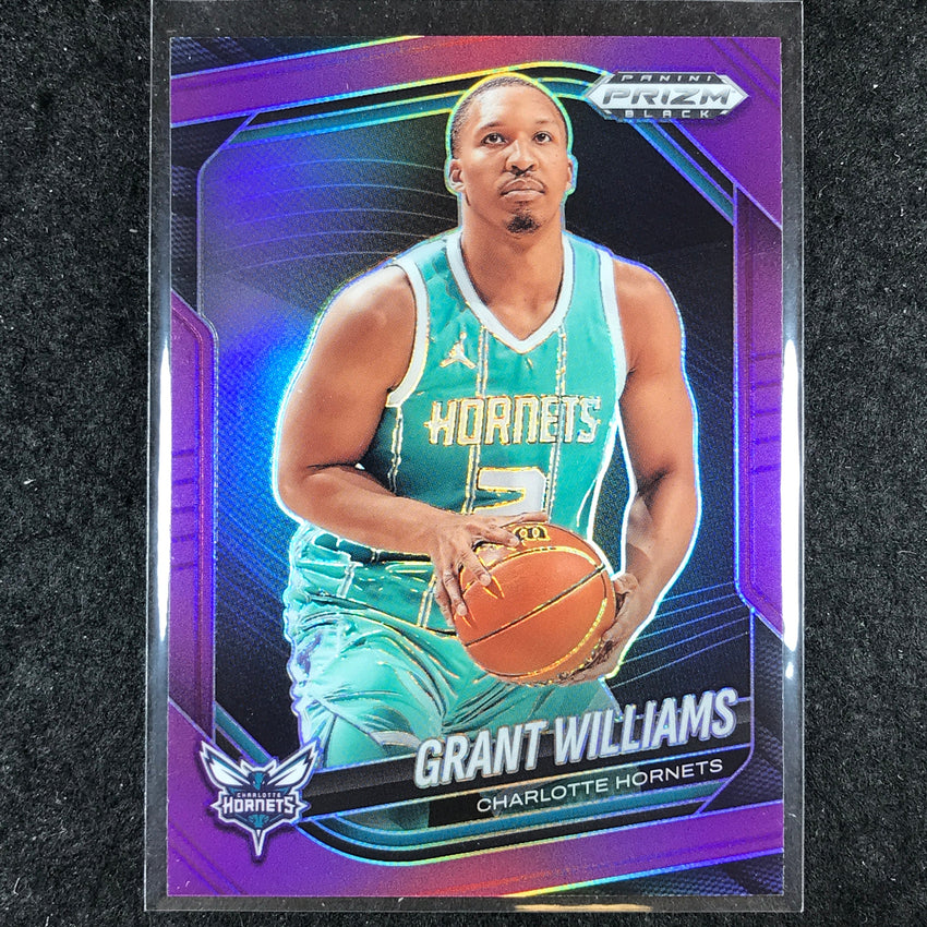 2024-25 Prizm Black GRANT WILLIAMS Base Purple 83/99 #231