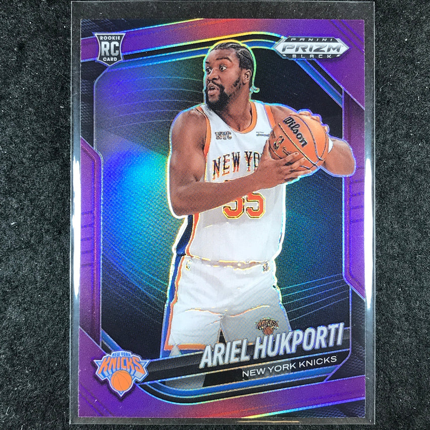2024-25 Prizm Black ARIEL HUKPORTI Rookie Base Purple 64/99 #244
