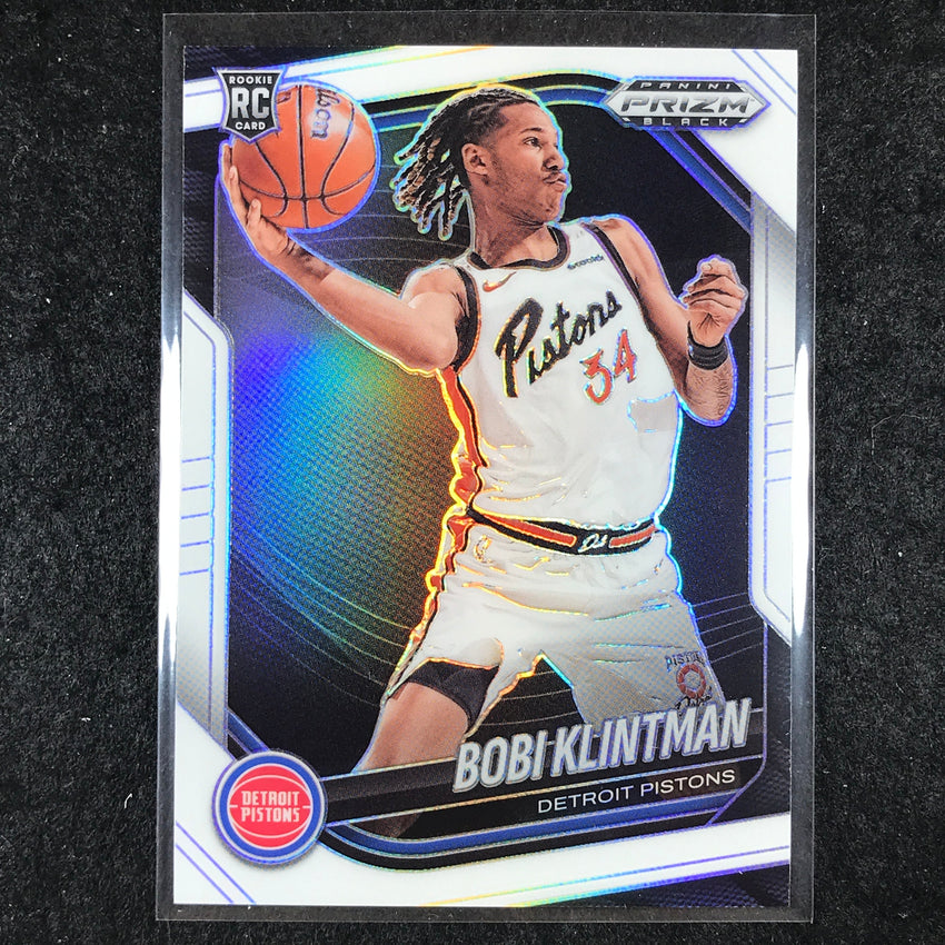 2024-25 Prizm Black BOBI KLINTMAN Rookie Base White /175 #234