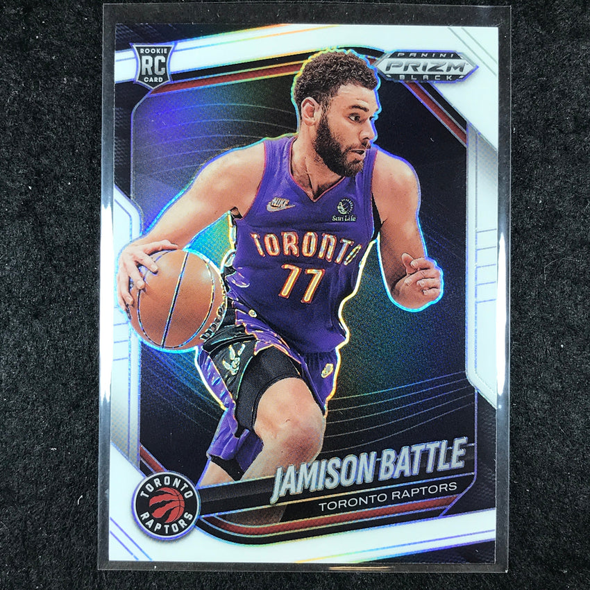 2024-25 Prizm Black JAMISON BATTLE Rookie Base White /175 #237