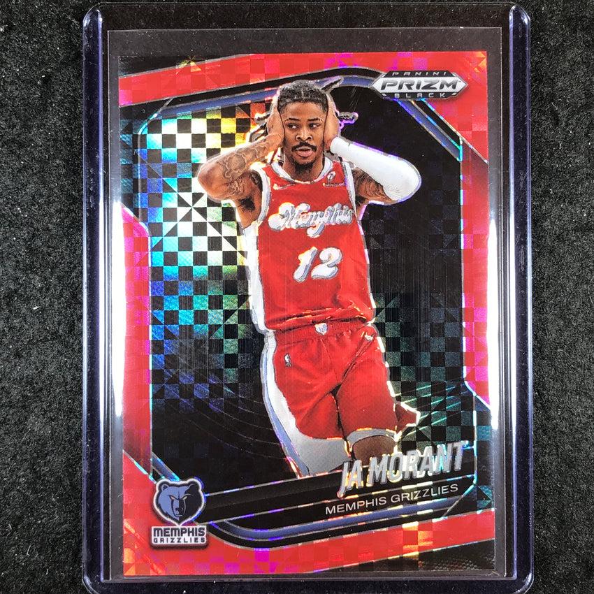 2024-25 Prizm Black JA MORANT Base Red Power 65/75 #9